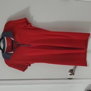 Tommy Hilfiger red polo dress